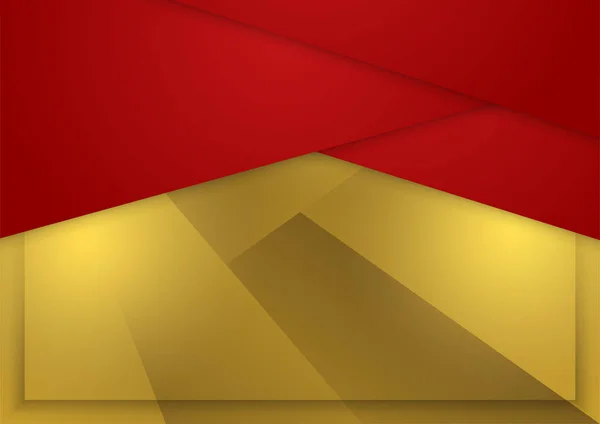 Abstract Red Gold Presentation Design Background — Wektor stockowy