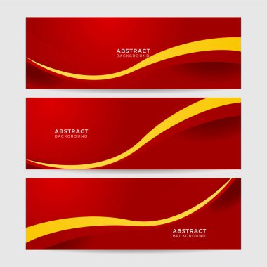 Modern soyut kırmızı turuncu pankart arka plan tasarımı. Vektör soyut grafik tasarım afiş şablonu resimleme.