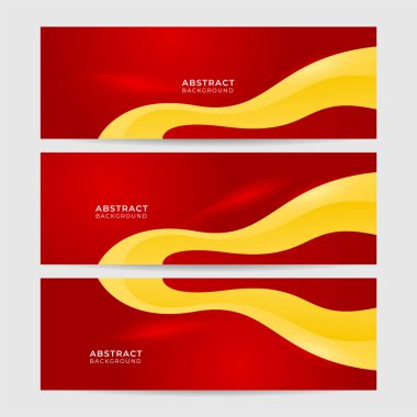 Modern soyut kırmızı turuncu pankart arka plan tasarımı. Vektör soyut grafik tasarım afiş şablonu resimleme.