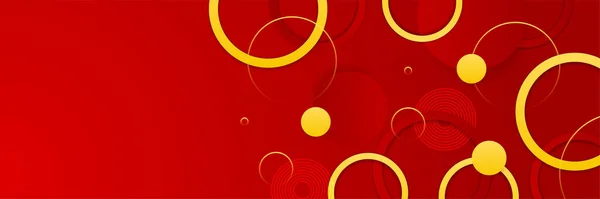 Σύγχρονη Αφηρημένη Κόκκινο Πορτοκαλί Κίτρινο Banner Σχεδιασμό Φόντου Διάνυσμα Αφηρημένη — Διανυσματικό Αρχείο