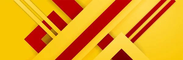 Moderno Abstrato Vermelho Laranja Amarelo Banner Design Fundo Vetor Abstrato — Vetor de Stock