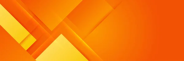 モダンなオレンジ黄色の幾何学抽象的なバナーの背景デザイン ビジネス パーティー お祭り セミナー トークのためのスーツ — ストックベクタ