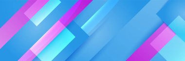 Mavi pembe ve mor soyut afiş arkaplanı