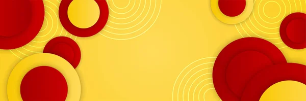 Fondo Geométrico Naranja Amarillo Rojo Moderno Líneas Dinámicas Composición Formas — Archivo Imágenes Vectoriales