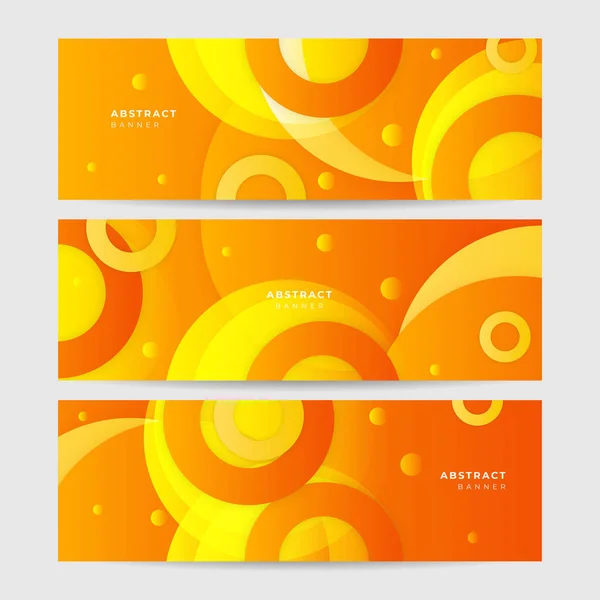 Orange Yellow Abstract Background Geometry Shine Layer Element Vector Presentation — Image vectorielle