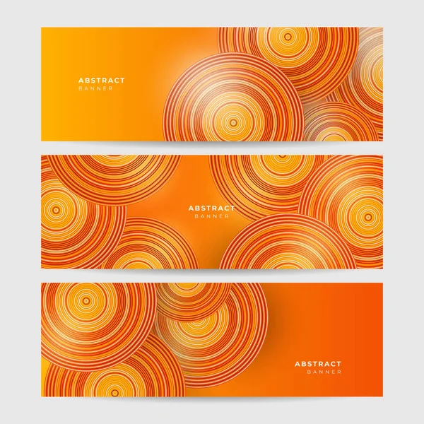 Orange Yellow Abstract Background Geometry Shine Layer Element Vector Presentation — Image vectorielle