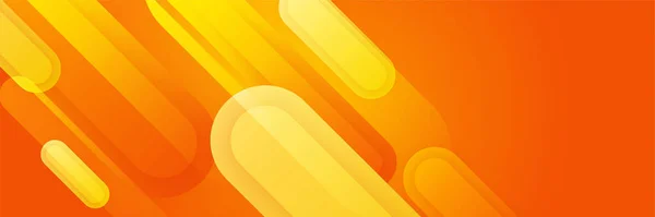 Orange Yellow Abstract Background Geometry Shine Layer Element Vector Presentation — Vector de stock