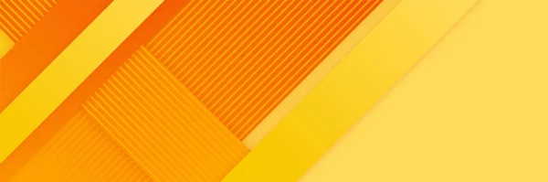 Orange Yellow Abstract Background Geometry Shine Layer Element Vector Presentation — Archivo Imágenes Vectoriales