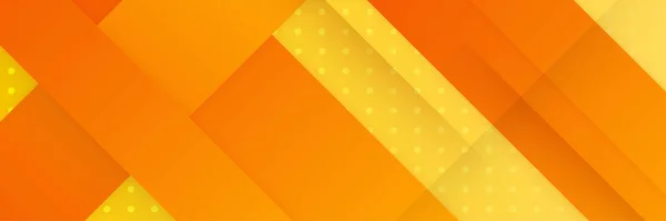Orange Yellow Abstract Background Geometry Shine Layer Element Vector Presentation — ストックベクタ