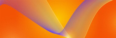 Modern minimal turuncu fütüristik teknoloji bilim arkaplan tasarımı. Soyut turuncu pankart vektör illüstrasyonu. Sarı turuncu vektör soyut grafik tasarımı. Sancak Deseni arkaplan şablonu.