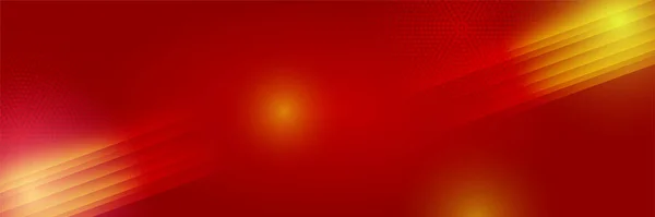 Fütürist Teknoloji Soyut Kırmızı Renkli Tasarım Pankartı Parçacıkların Dalga Şekillerinin — Stok Vektör