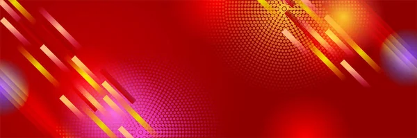 Tecnologia Futurista Digital Abstrato Vermelho Colorido Design Banner Abstrato Fundo — Vetor de Stock