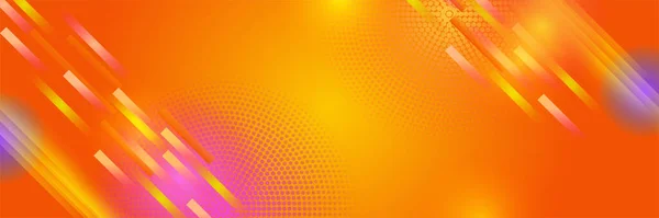 Modern Minimal Orange Futuristic Technology Science Background Design Abstract Orange — Stock Vector