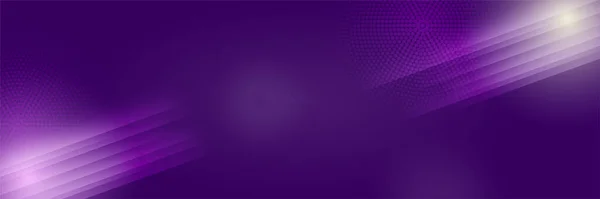 Roxo Rosa Tecnologia Banner Fundo — Vetor de Stock