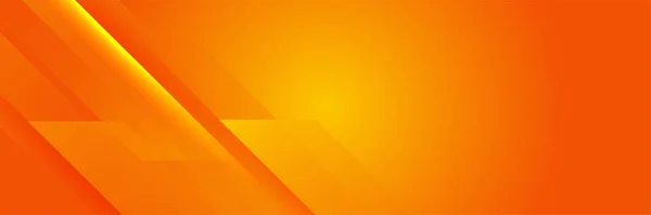 Modernes Minimalistisches Futuristisches Technologie Hintergrunddesign Orange Abstrakte Orangefarbene Bannervektorillustration Gelb — Stockvektor