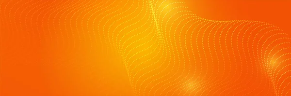 Modernes Minimalistisches Futuristisches Technologie Hintergrunddesign Orange Abstrakte Orangefarbene Bannervektorillustration Gelb — Stockvektor