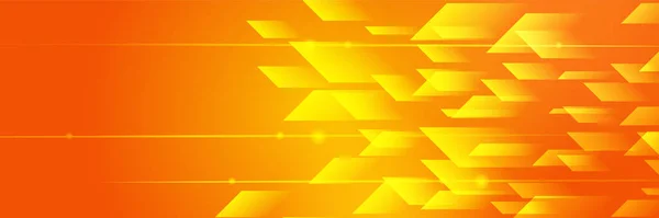 현대의 노란색 주황색 디자인 기술의 디자인 노란색 오렌지색 그래픽 디자인 — 스톡 벡터