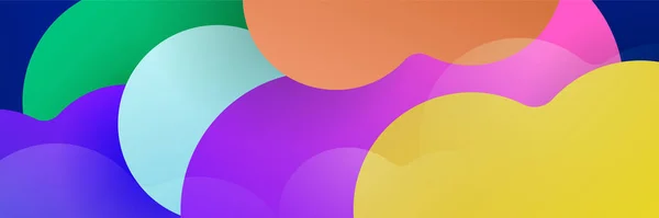 Abstracte Kleurrijke Banner Achtergrond — Stockvector