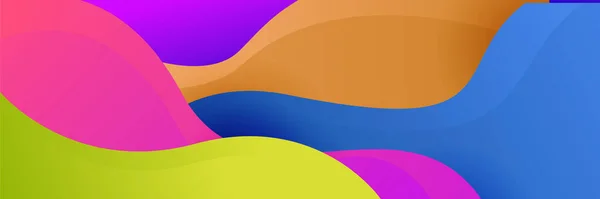 Fondo Banner Colorido Abstracto Vector Abstracto Diseño Gráfico Banner Patrón — Vector de stock