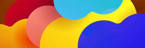 Fond Bannière Coloré Abstrait Modèle Vectoriel Abstrait Motif Bannière Conception — Image vectorielle