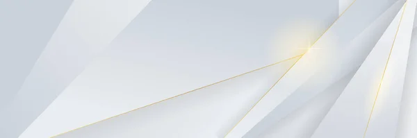 Абстрактный Серо Золотой Фон Плаката Динамичными Линиями Волн Технологическая Сеть — стоковый вектор