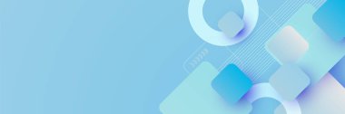Açık mavi soyut afiş arkaplanı