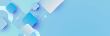 Açık mavi soyut afiş arkaplanı