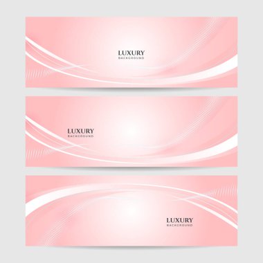 Modern açık pembe ve altın soyut arka plan. Soyut geometrik şekil, sunum tasarımı için ışık ve gölge katmanlı pembe altın arkaplan.