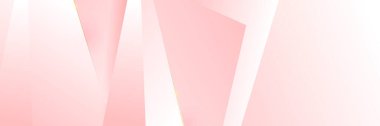 Modern açık pembe ve altın soyut arka plan. Soyut geometrik şekil, sunum tasarımı için ışık ve gölge katmanlı pembe altın arkaplan.