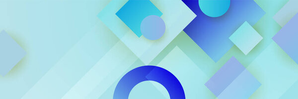 Light blue abstract banner background