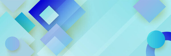 Light blue abstract banner background