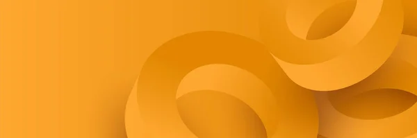 Abstraktes Orangefarbenes Banner Hintergrund Dynamische Dynamische Dynamische Geometrische Vektor Abstrakte — Stockvektor