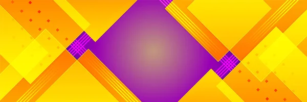 Abstrato Rosa Laranja Roxo Colorido Banner Fundo Gradiente Dinâmico Vibrante — Vetor de Stock