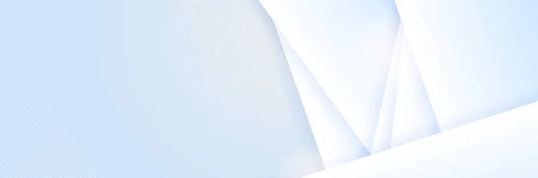 Abstract Licht Blauw Wit Goud Banner Achtergrond Moderne Abstracte Achtergrond — Stockvector