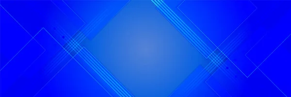 Fond Bannière Abstrait Bleu — Image vectorielle