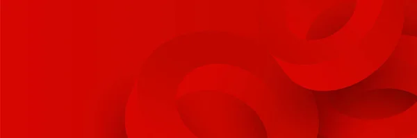 Vermelho Abstrato Banner Fundo — Vetor de Stock