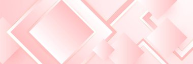 Modern açık pembe ve altın soyut arka plan. Soyut geometrik şekil, sunum tasarımı için ışık ve gölge katmanlı pembe altın arkaplan.
