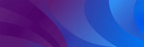 Fond Bannière Abstrait Bleu Violet — Image vectorielle