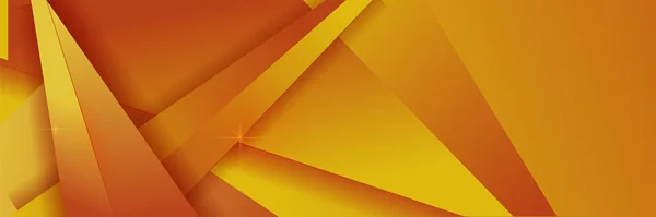Orange Abstrakt Banner Bakgrund — Stock vektor
