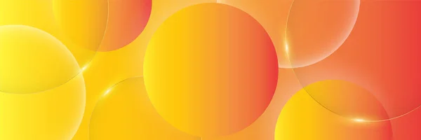 橙色抽象横幅背景 — 图库矢量图片