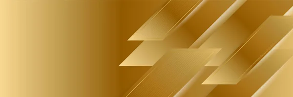Abstract Gold Banner Background — Stock Vector