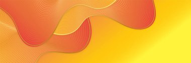 Turuncu soyut afiş arkaplanı