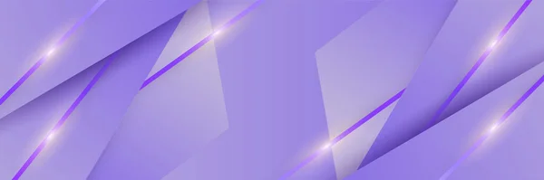 Fond Bannière Abstrait Violet — Image vectorielle
