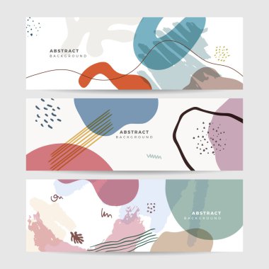 Bej toprak tonlu boho çiçekli el seti minimum organik renkli tasarım afişi çizdi. Çizgili sanat çiçekleri, botanik yaprakları, organik şekiller. Poster, ağ ve ambalaj için vektör arkaplanı.