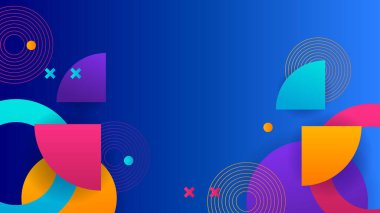 soyut kırmızı mavi çizgiler arkaplan vektör çizimi