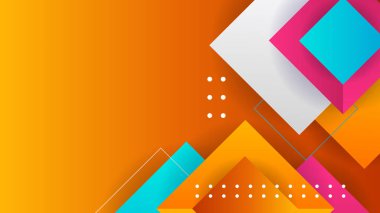 Koyu turuncu kırmızı beyaz soyut arkaplan geometri parlaklığı ve sunum tasarımı için katman element vektörü. İş dünyası, şirket, kurum, parti, şenlik, seminer ve görüşmeler için uygun.