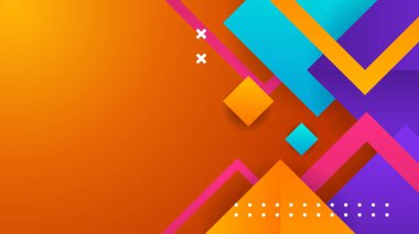 Minimum turuncu, mavi, beyaz, soyut, modern arka plan tasarımı. Poster tasarımı, web üzerinde şablon, arkaplan, afiş, broşür, web sitesi, broşür, broşür, broşür, iniş sayfası, sunum ve webinar