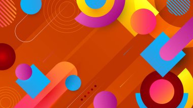 Minimum turuncu, mavi, beyaz, soyut, modern arka plan tasarımı. Poster tasarımı, web üzerinde şablon, arkaplan, afiş, broşür, web sitesi, iniş sayfası, sunum, sertifika ve web sayfası