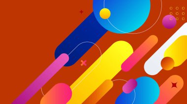 Minimalist basit iş sunumu tasarım kavramına sahip soyut mavi arkaplan