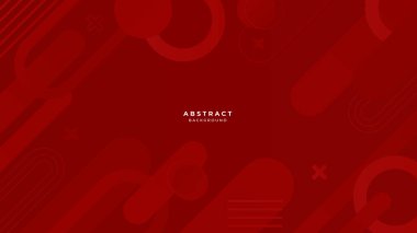 Taze renkli geometrik şekillere sahip soyut arkaplan